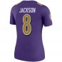 Lamar Jackson Baltimore Ravens Women's Color Rush Legend Player Jersey - Purple