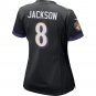 Lamar Jackson Baltimore Ravens Women's Game Jersey - Black