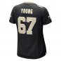 Landon Young New Orleans Saints Women's Game Jersey - Black