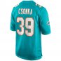Larry Csonka Miami Dolphins Game Retired Player Jersey - Aqua
