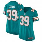 Larry Csonka Miami Dolphins Women's Retired Player Jersey - Aqua
