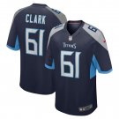 Le'Raven Clark Tennessee Titans Home Game Player Jersey - Navy