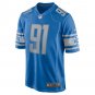 Levi Onwuzurike Detroit Lions Player Game Jersey - Blue