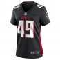 Liam McCullough Atlanta Falcons Women's Team Game Jersey - Black