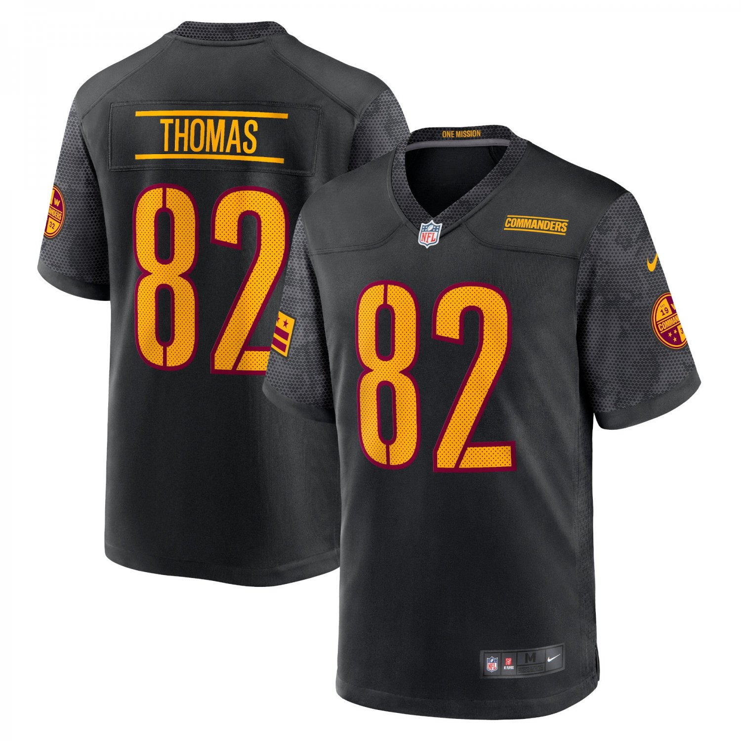 Logan Thomas Washington Commanders Alternate Game Player Jersey - Black
