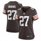 Lorenzo Burns Cleveland Browns Women's Team Game Jersey - Brown
