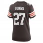 Lorenzo Burns Cleveland Browns Women's Team Game Jersey - Brown