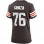 Lou Groza Cleveland Browns Women's Game Retired Player Jersey - Brown
