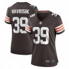 Lucas Havrisik Cleveland Browns Women's Team Game Jersey - Brown