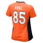 Lucas Krull Denver Broncos Women's Team Game Jersey - Orange