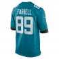 Luke Farrell Jacksonville Jaguars Game Jersey - Teal