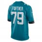Luke Fortner Jacksonville Jaguars Game Jersey - Teal