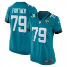 Luke Fortner Jacksonville Jaguars Women's Game Jersey - Teal