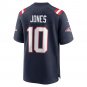 Mac Jones New England Patriots Player Game Jersey - Navy