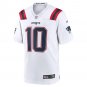 Mac Jones New England Patriots Player Game Jersey - White