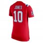 Mac Jones New England Patriots Women's Game Jersey - Red