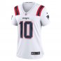 Mac Jones New England Patriots Women's Player Jersey - White