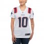 Mac Jones New England Patriots Women's Player Jersey - White