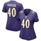 Malik Harrison Baltimore Ravens Women's Game Jersey - Purple