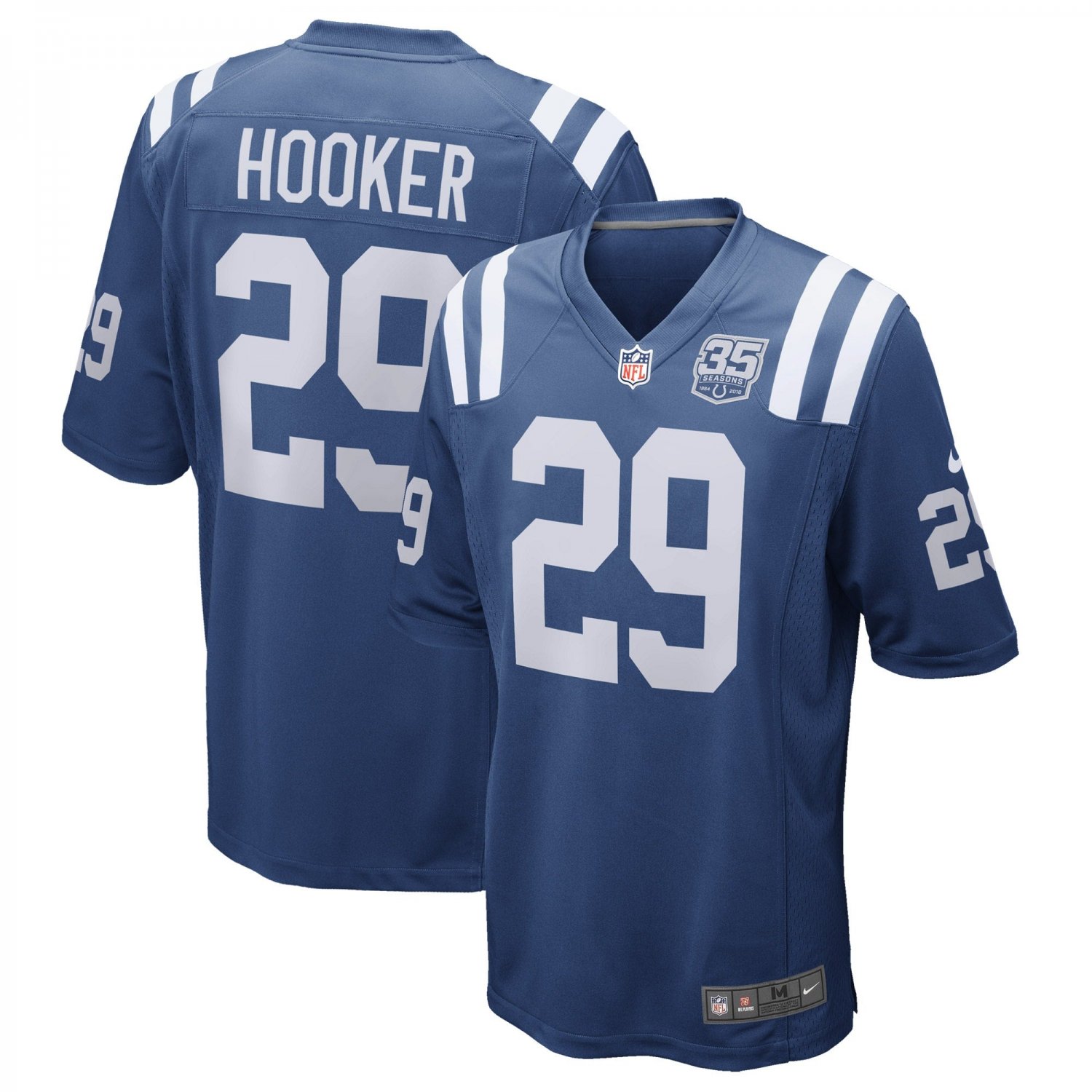 Malik Hooker Indianapolis Colts 35th Season Game Jersey - Royal