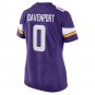 Marcus Davenport Minnesota Vikings Women's Team Game Jersey - Purple