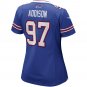 Mario Addison Buffalo Bills Women's Player Game Jersey - Royal