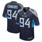 Mario Edwards Tennessee Titans Home Game Player Jersey - Navy