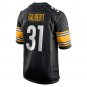 Mark Gilbert Pittsburgh Steelers Game Player Jersey - Black