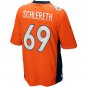 Mark Schlereth Denver Broncos Game Retired Player Jersey - Orange