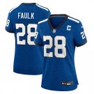 Marshall Faulk Indianapolis Colts Women's Indiana Nights Alternate Game Jersey - Royal