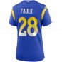 Marshall Faulk Los Angeles Rams Women's Game Retired Player Jersey - Royal