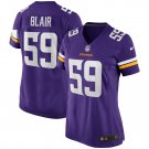 Matt Blair Minnesota Vikings Women's Game Retired Player Jersey - Purple