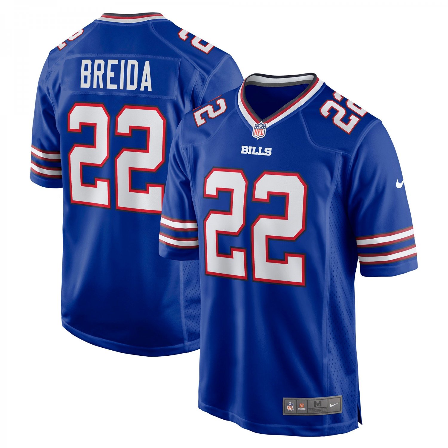 Matt Breida Buffalo Bills Game Player Jersey - Royal