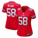 Matt Milano Buffalo Bills Women's Player Jersey - Red
