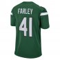 Matthias Farley New York Jets Game Jersey - Gotham Green