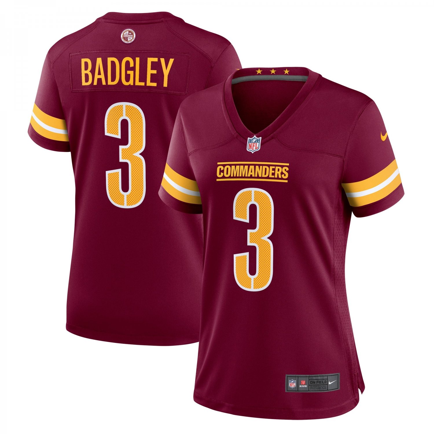 Michael Badgley Washington Commanders Women's Game Jersey - Burgundy