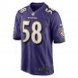 Michael Pierce Baltimore Ravens Game Jersey - Purple
