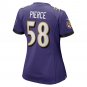 Michael Pierce Baltimore Ravens Women's Player Game Jersey - Purple