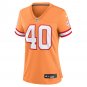 Mike Alstott Tampa Bay Buccaneers Women's Throwback Game Jersey - Orange
