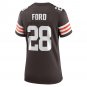 Mike Ford Cleveland Browns Women's Team Game Jersey - Brown