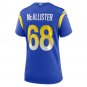 Mike McAllister Los Angeles Rams Women's Home Game Jersey - Royal