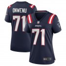 Mike Onwenu New England Patriots Women's Team Game Jersey - Navy