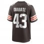 Mohamoud Diabate Cleveland Browns Team Game Jersey - Brown