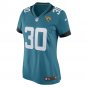 Montaric Brown Jacksonville Jaguars Women's Game Player Jersey - Teal