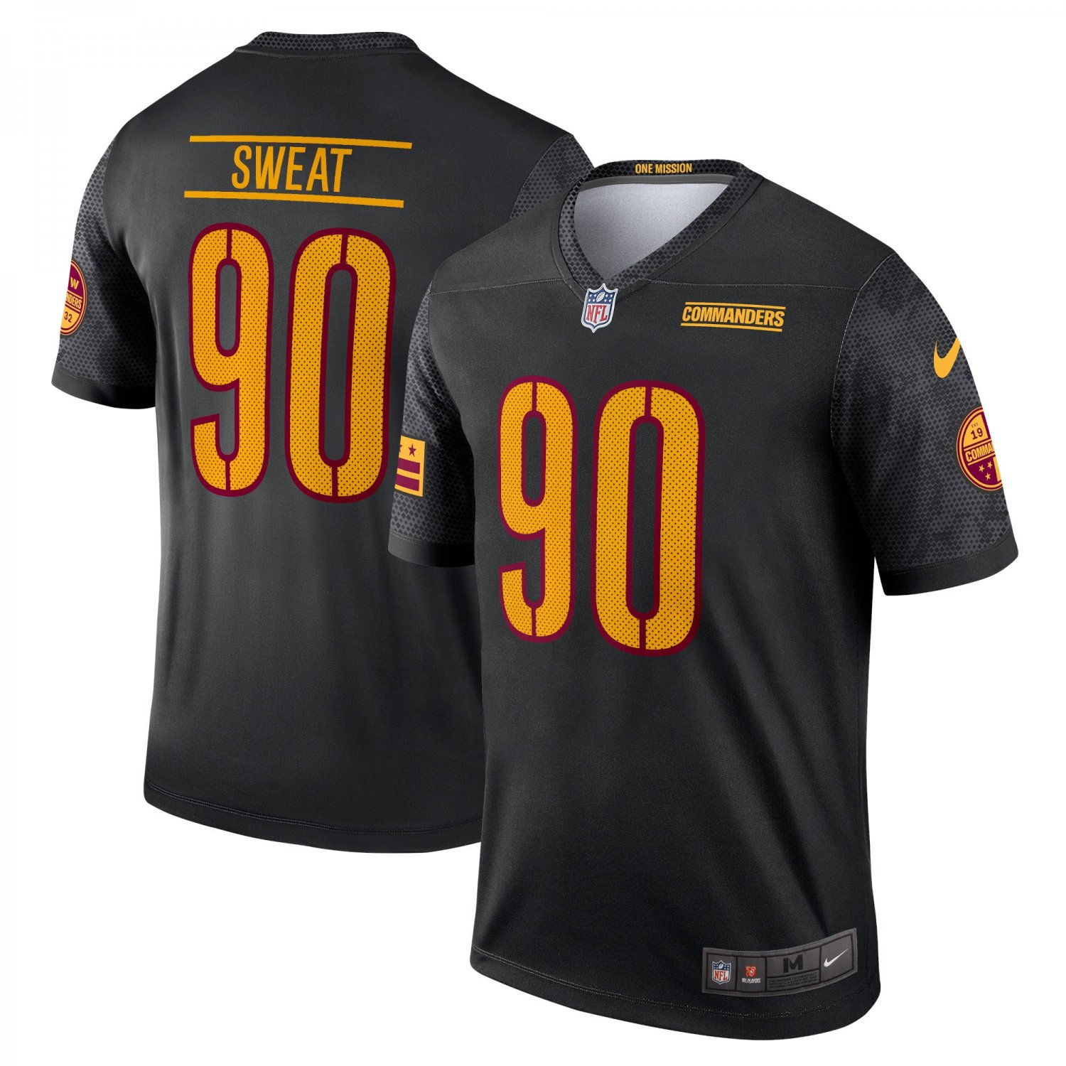 Montez Sweat Washington Commanders Alternate Legend Jersey - Black