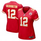 Montrell Washington Kansas City Chiefs Women's Team Game Jersey - Red