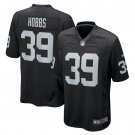 Nate Hobbs Las Vegas Raiders Game Jersey - Black