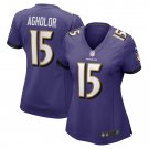 Nelson Agholor Baltimore Ravens Women's Game Jersey - Purple