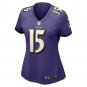 Nelson Agholor Baltimore Ravens Women's Game Jersey - Purple