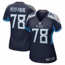 Nicholas Petit-Frere Tennessee Titans Women's Game Player Jersey - Navy